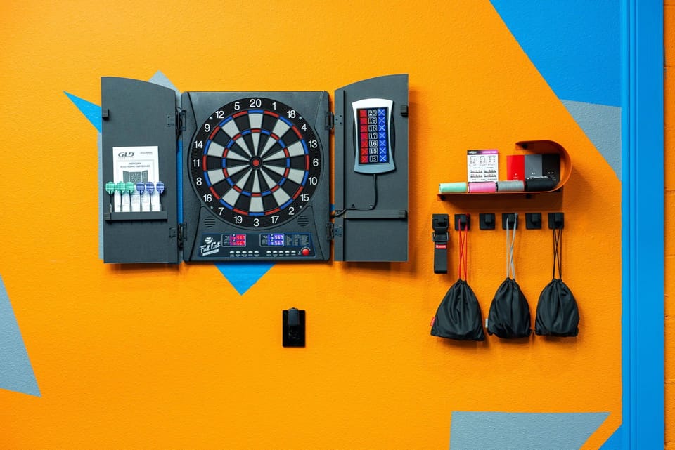 Darts, resistance bands and more)