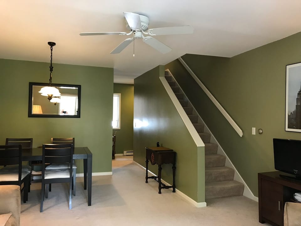Modern 2-bedroom condo with AC, two short blocks to AMP Apartment in Chautauqua Lake