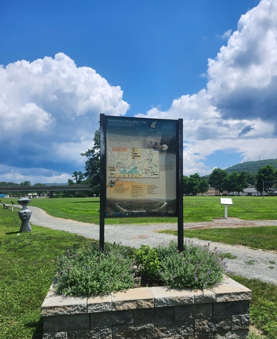 Beautiful Ira Reynolds Riverfront Park just five minutes from the cabin. 