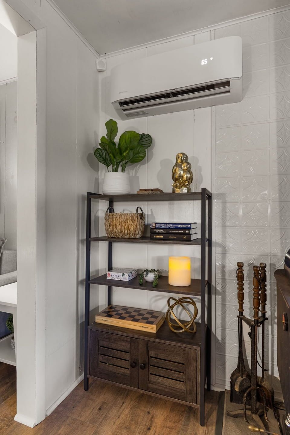 Check out the little game nook which includes cards, board games, puzzle & books