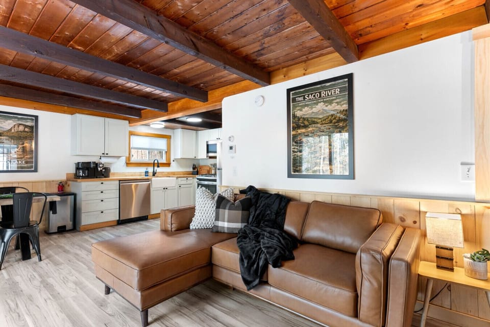 Movie nights and memories in our comfy, open-concept living area.