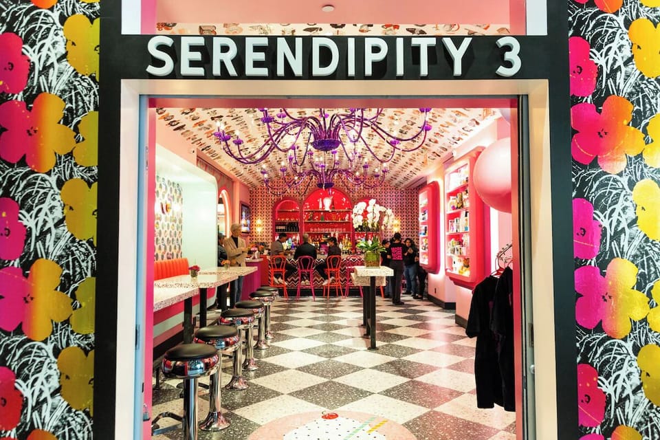 Enter a whimsical, iconic dining space ready for sweet memories.