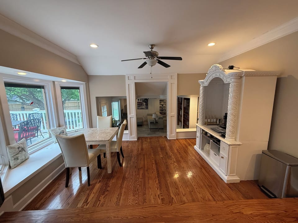 Breakfast room with coffee bar