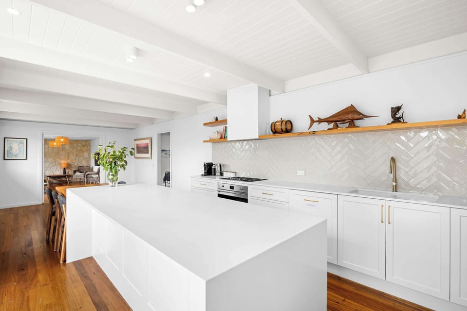 Spacious, light filled kitchen