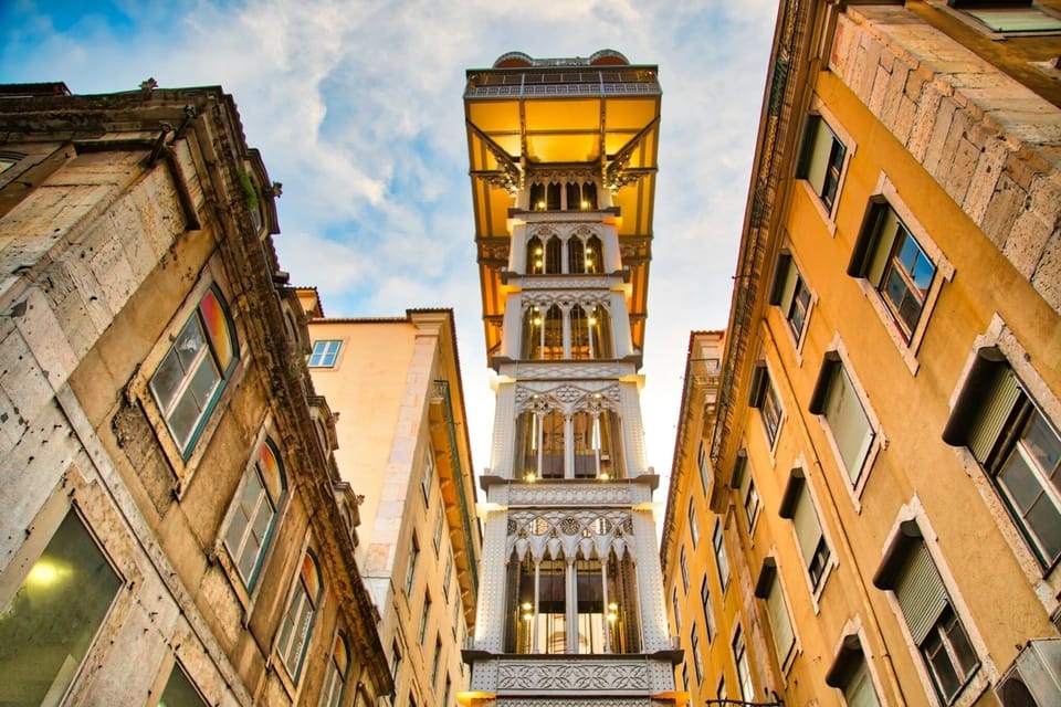 Discover nearby landmarks and ride the famous city elevator.