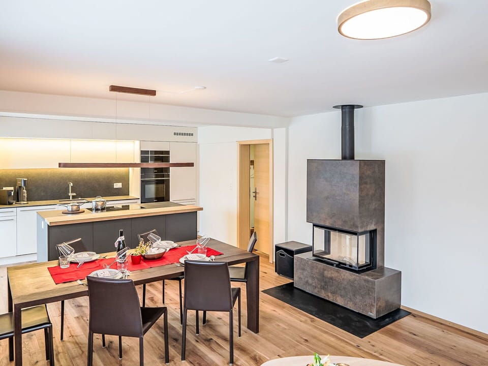 Furniture, Interior Design, Flooring, Wood, Ceiling, Floor, Room, Lighting, Table, Chair