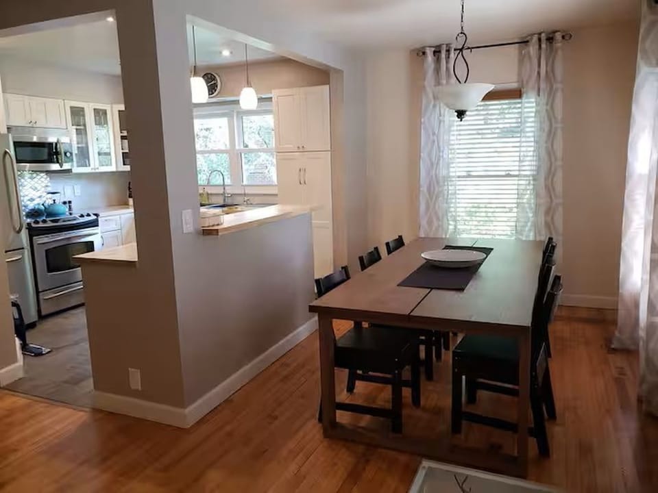 Kitchen and Dinette from Living room perspective
