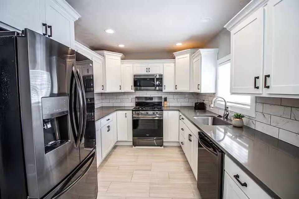 Kitchen from stools