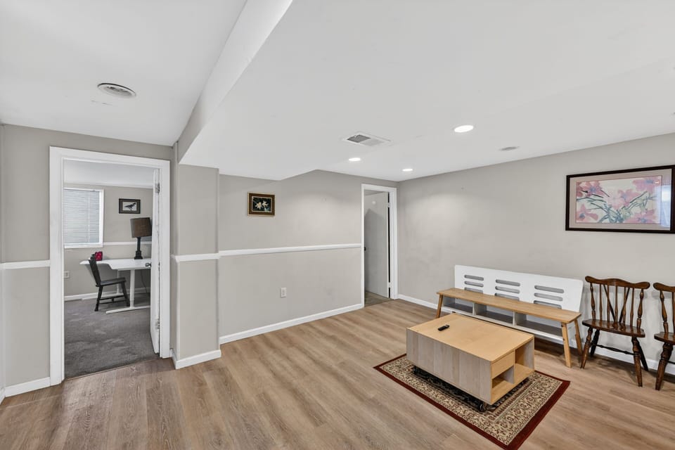 Indoors, Floor, Flooring, Furniture, Living Room