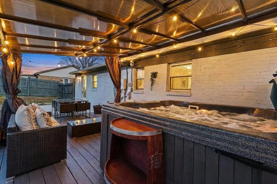 Relax in the Jacuzzi Hot Tub