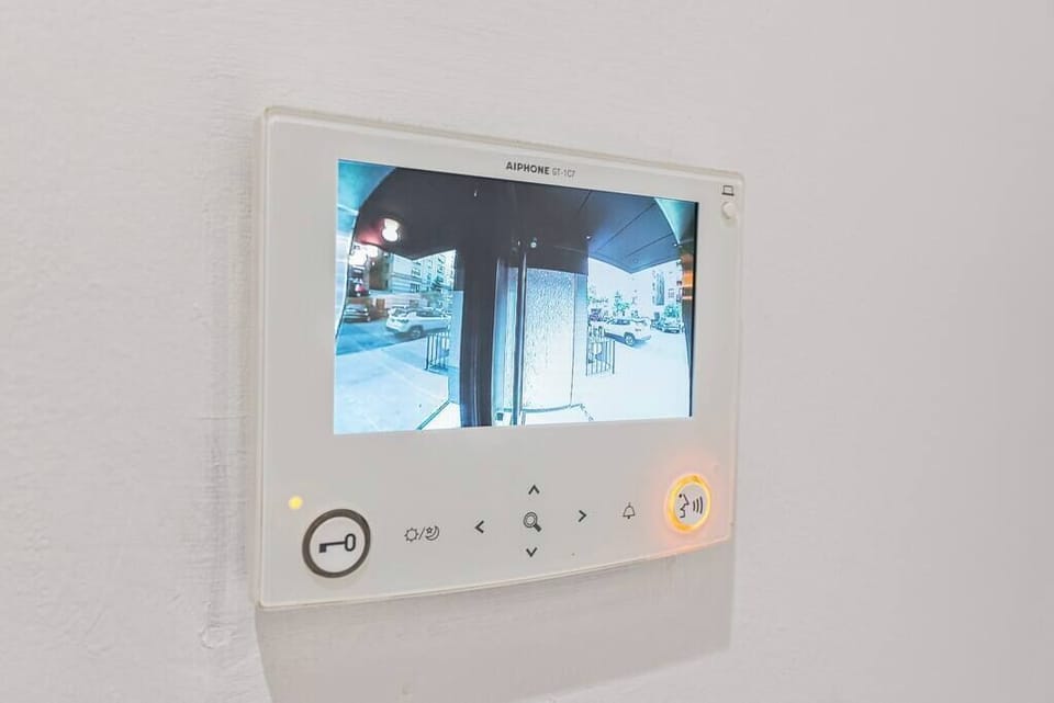 Security camera (delivery, let ppl in). 