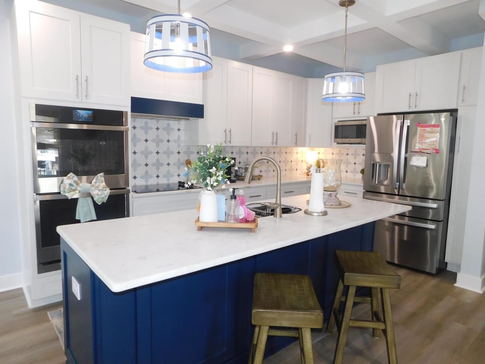 Beautiful kitchen fully equipped with everything you need to cook for the family. Double oven &amp; Keurig