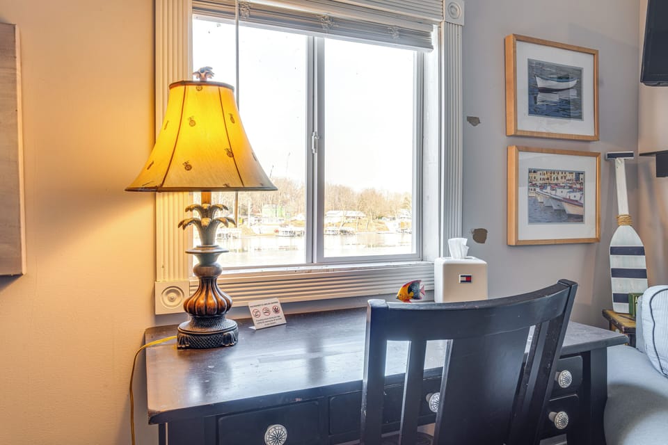 Desk Overlooking the Water