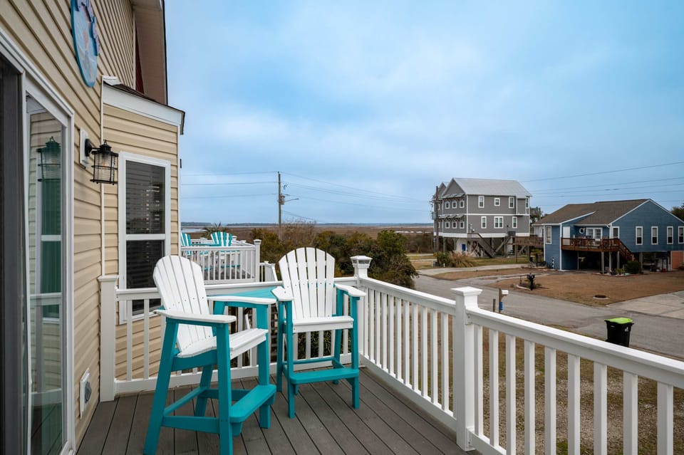 Front Porch with Ocean and Sound View