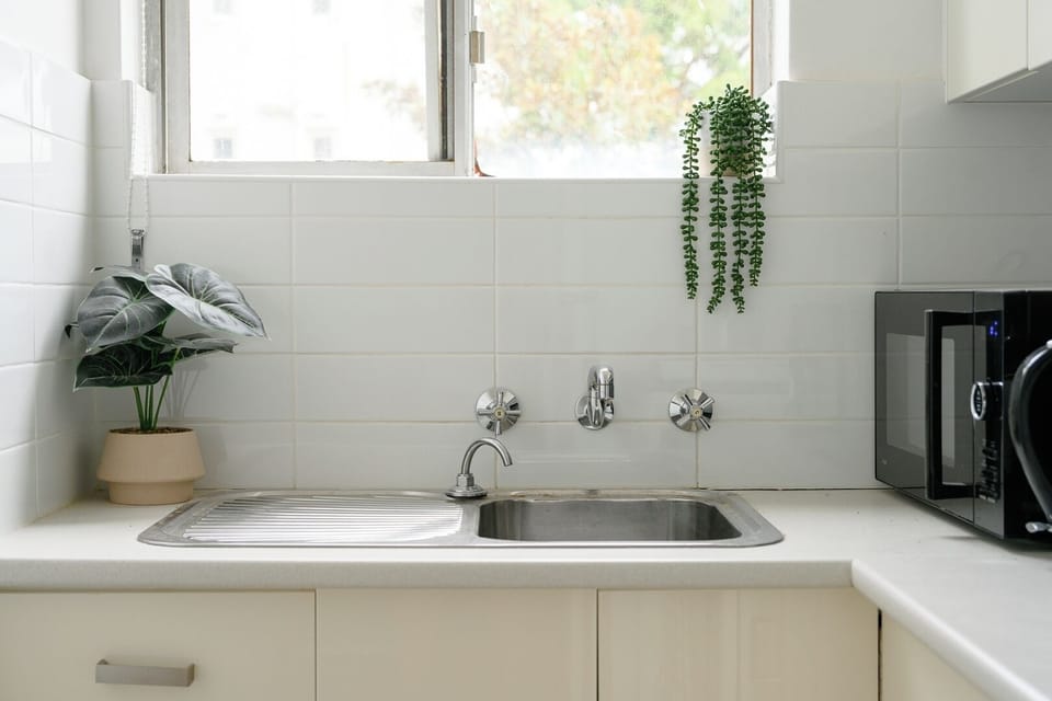 Clean and functional kitchen area