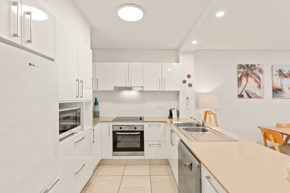 Fully equipped kitchen for holiday cooking