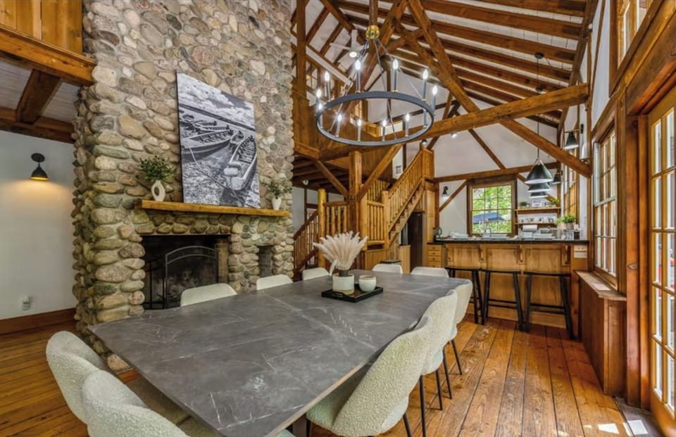 Dining Room | 1st Floor | Fireplace