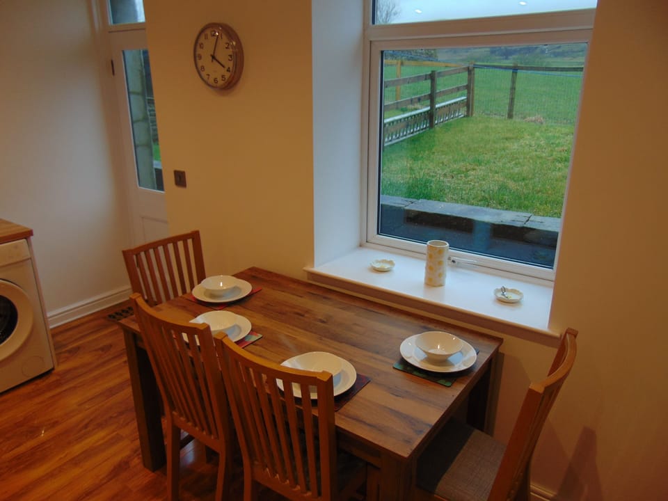 Dinning area with view