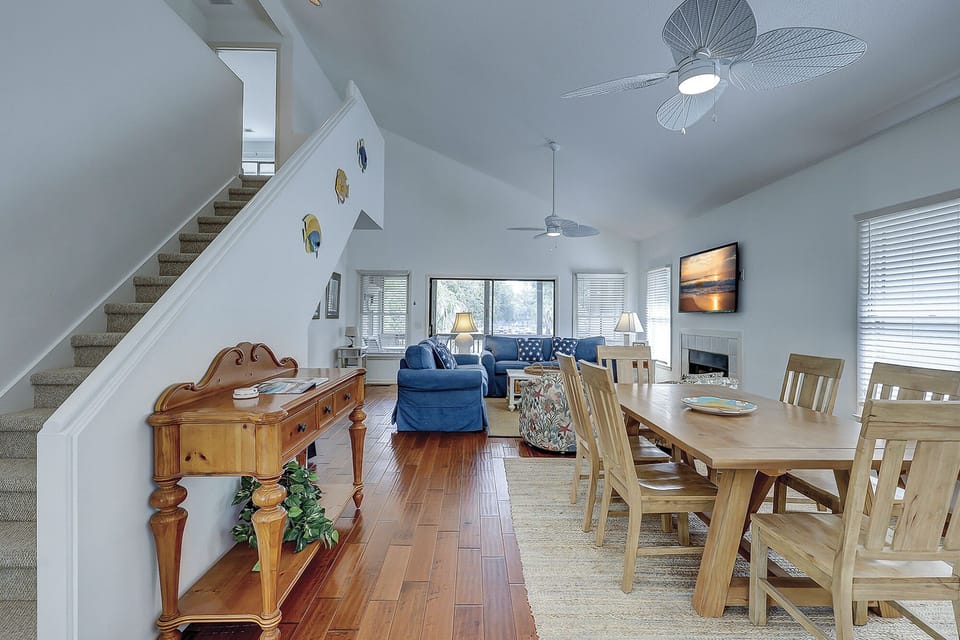 Dining Room to Living Room View