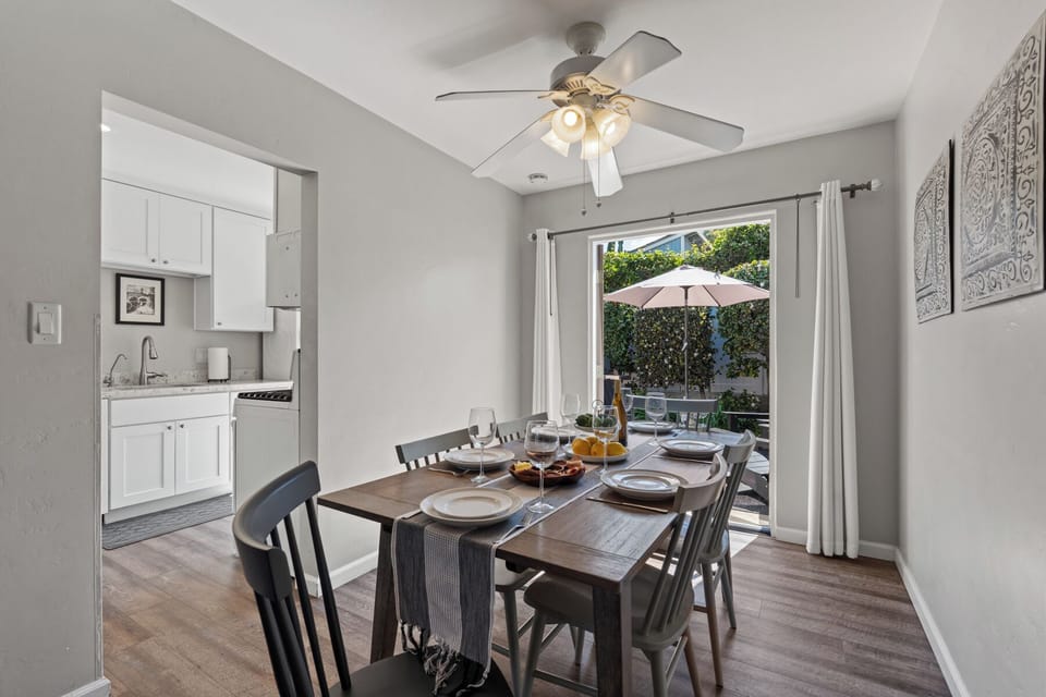 Dining Room With Access To Patio.