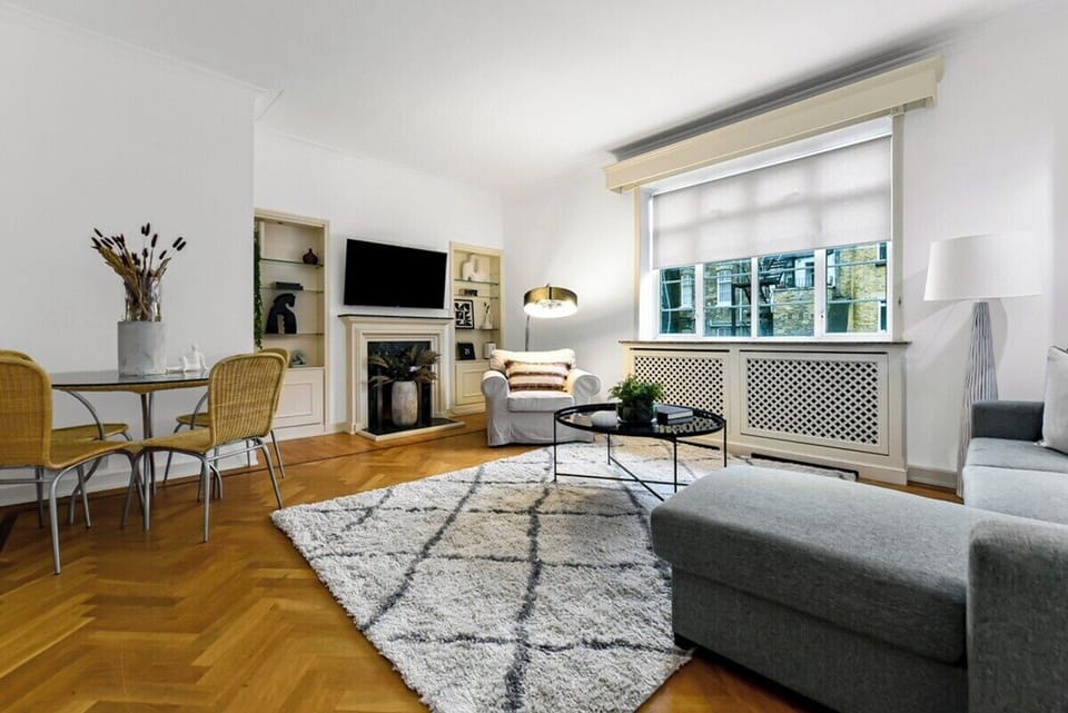 Living room with sofa bed