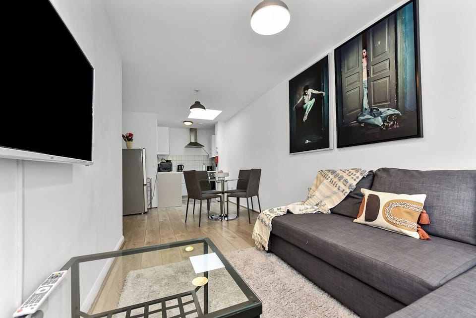 Living room with sofa bed