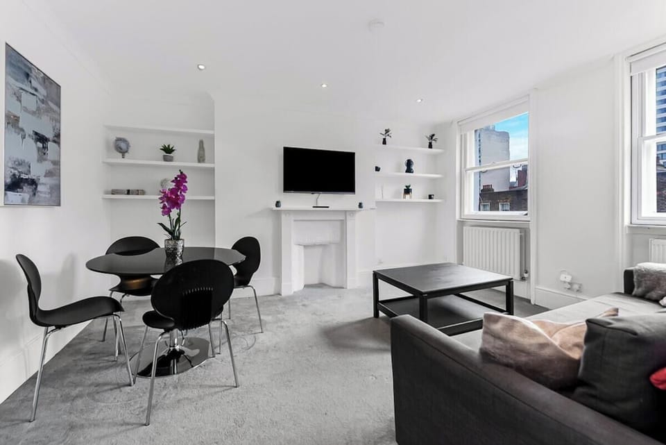 Living room with sofa bed