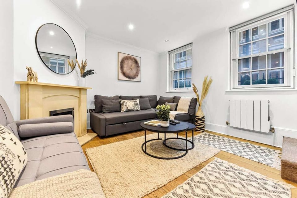 Living room with 2 sofa beds