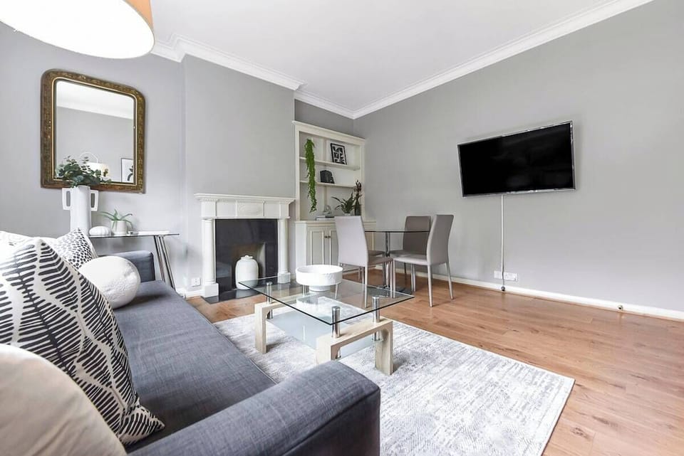 Living room with sofa bed