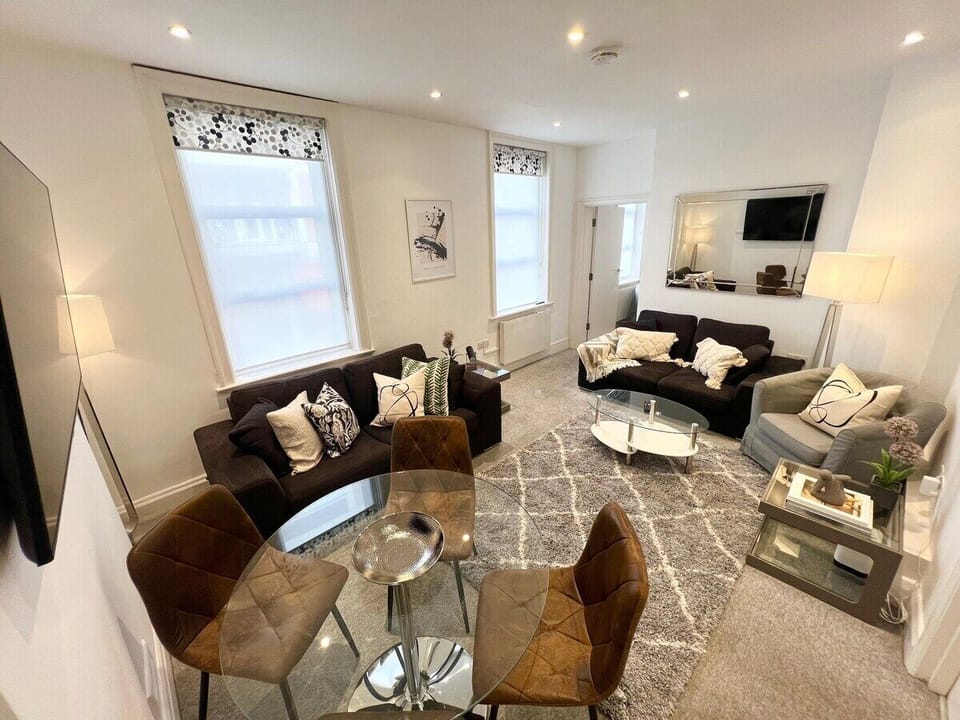 Living room with sofa bed