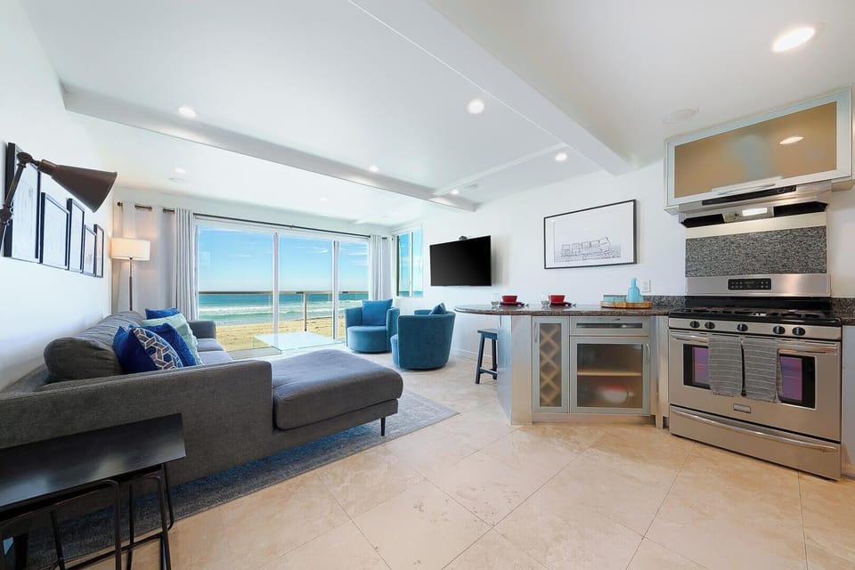 Open-concept kitchen and living area, designed for effortless flow, comfortable living, and seamless entertaining.