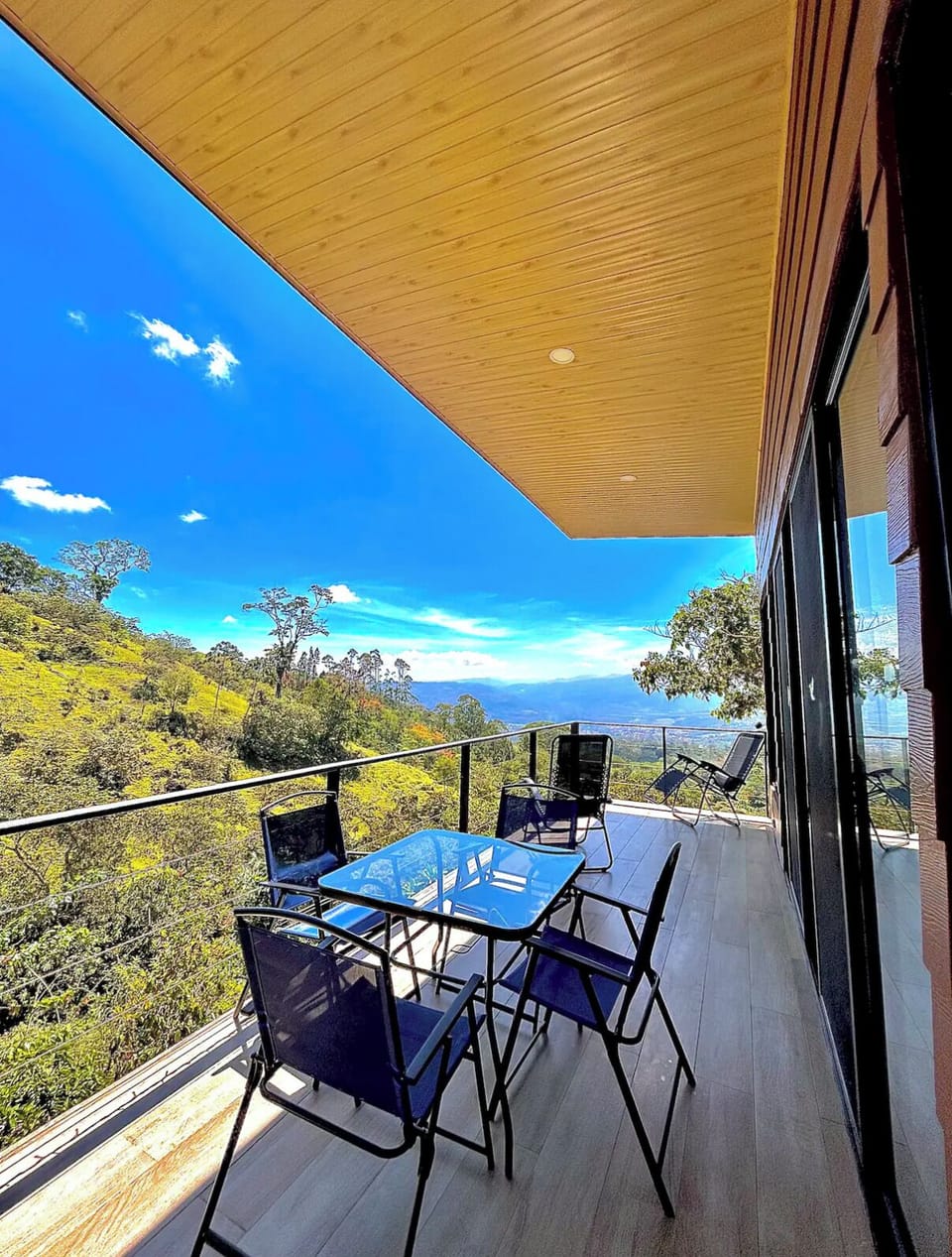 Main terrace with view
