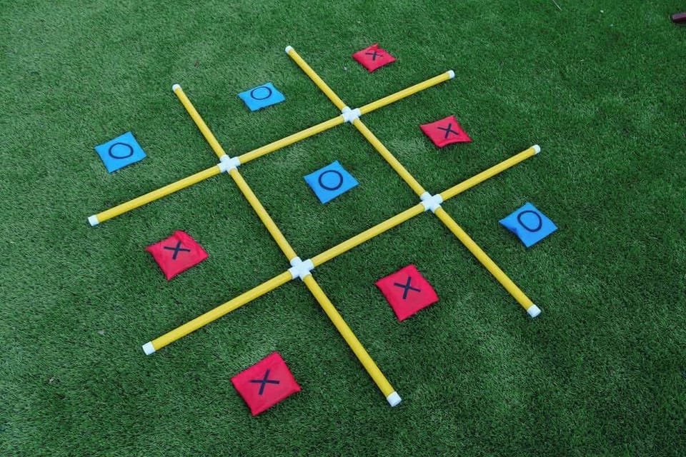 Turf lawn game setup for family-friendly fun and backyard entertainment 