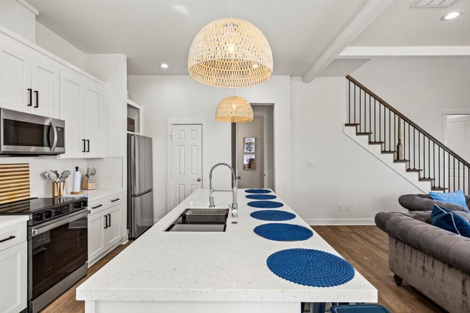 Open kitchen designed for gathering