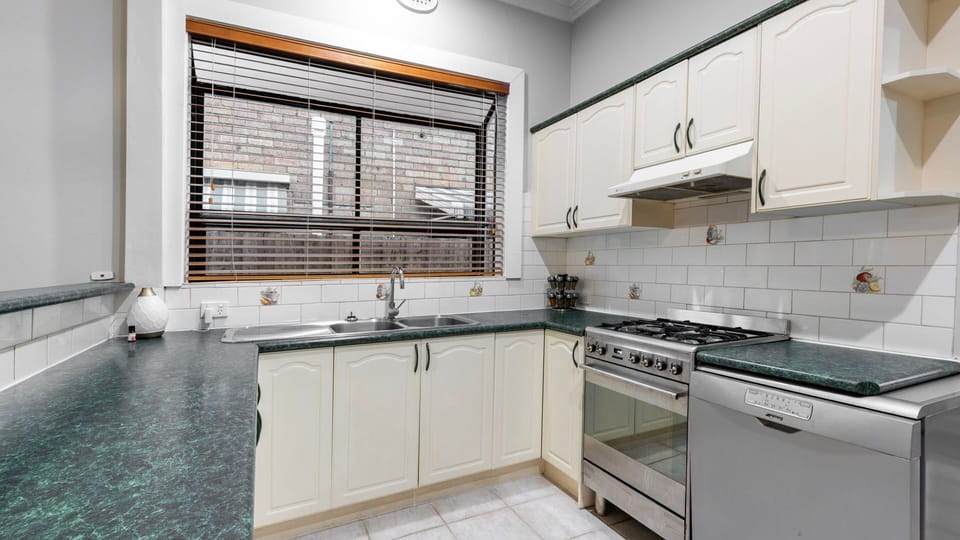 Functional kitchen with generous countertop space