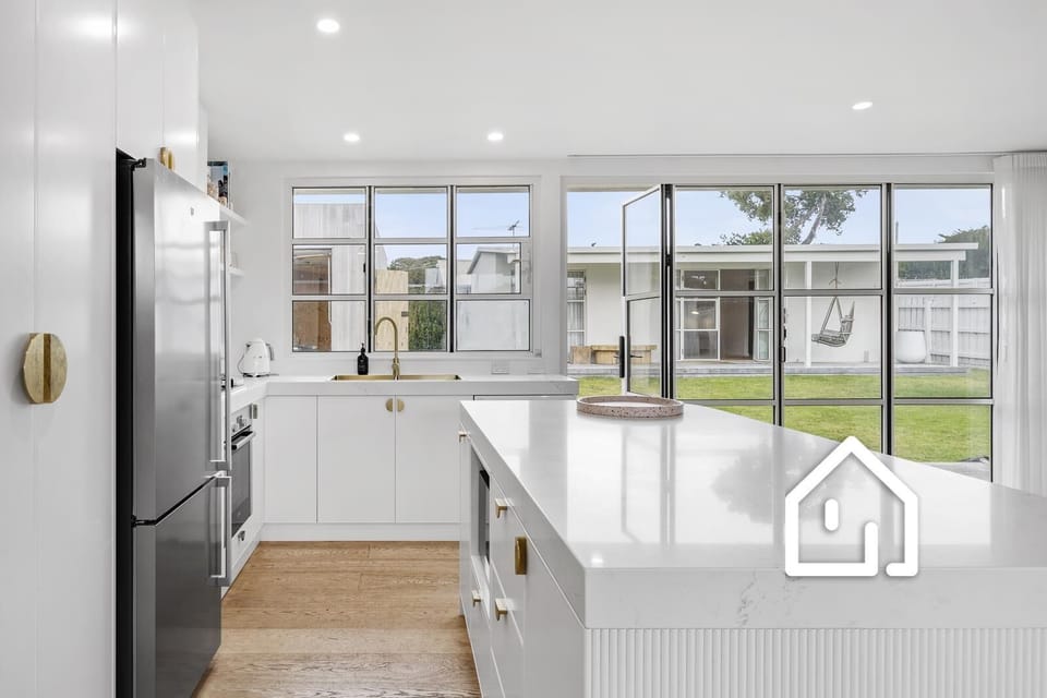 Well-equipped kitchen with European appliances and Nespresso coffee machine