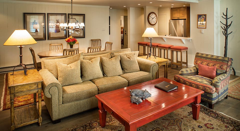 Gather together in the open living-dining space for relaxed evenings.