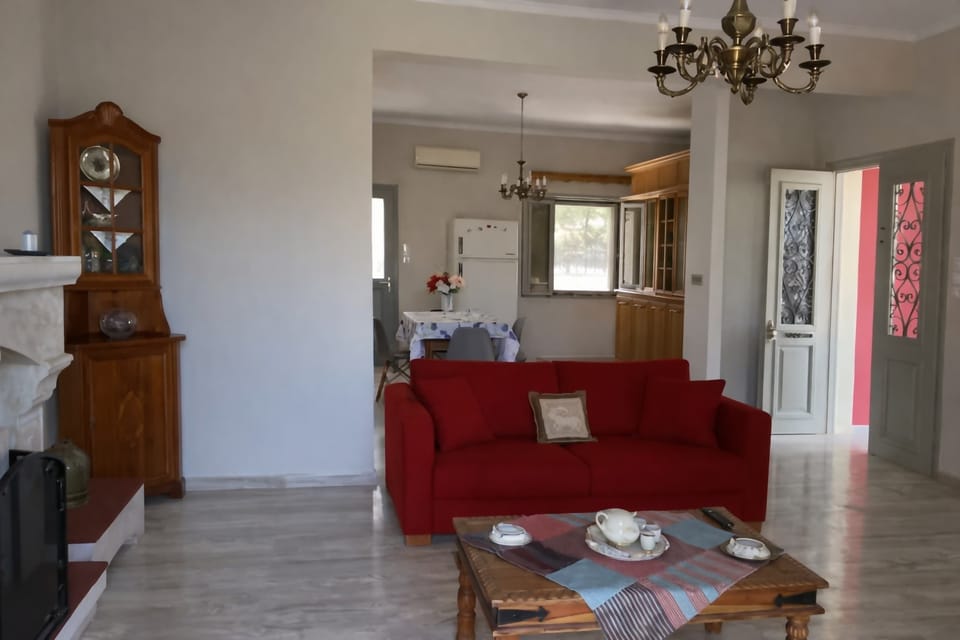 Elegant living space blending classic charm with modern comfort