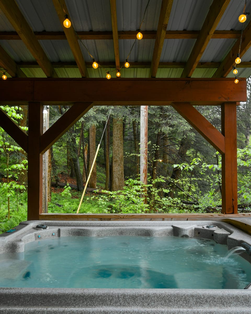 Hot tub view