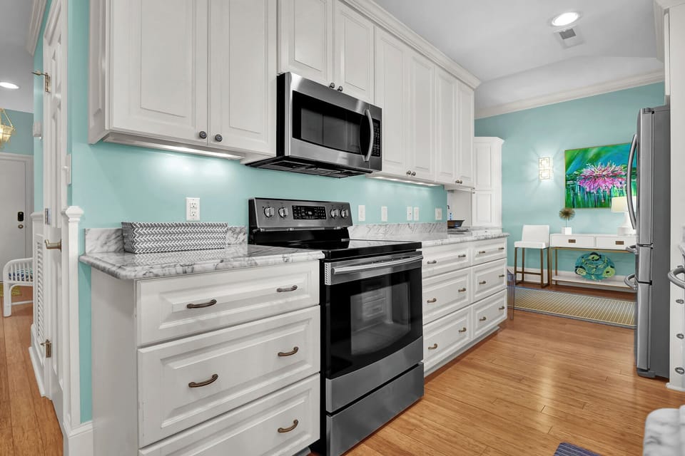 Full open kitchen.