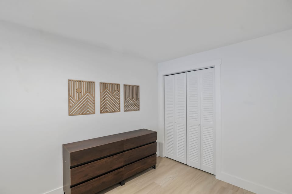 King Bedroom with Large Closet and Storage