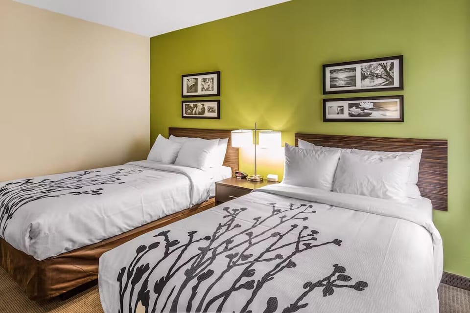 Stretch out with two plush beds for effortless group comfort.
