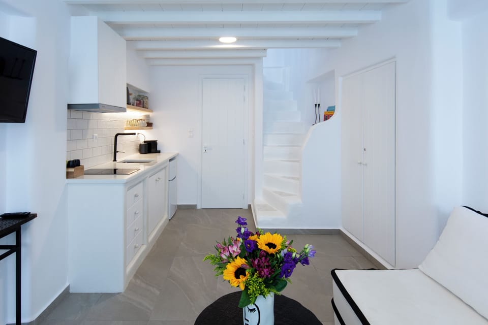 Fully equipped kitchen area
