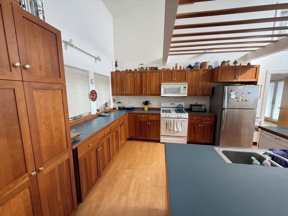 Kitchen at Oak Point Cottage 