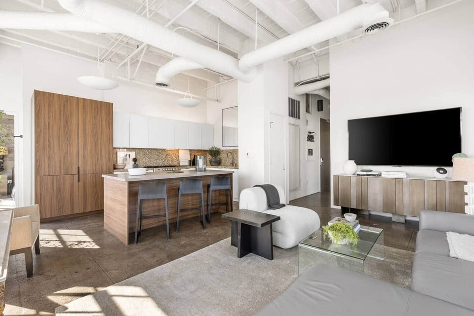 Open-concept comfort with a breakfast bar and relaxing living room for every comfort.
