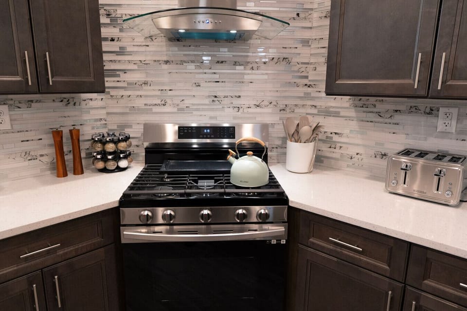 Enjoy the large kitchen with all the things