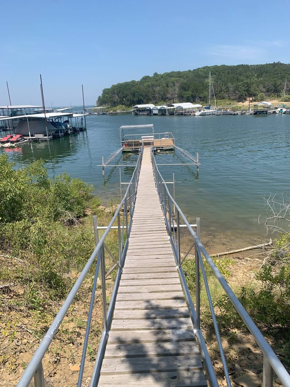 Walk down the private dock and fish and swim or even sit out and sun bathe!