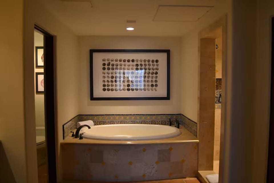 Melt into a deep soaking tub after sun-filled days