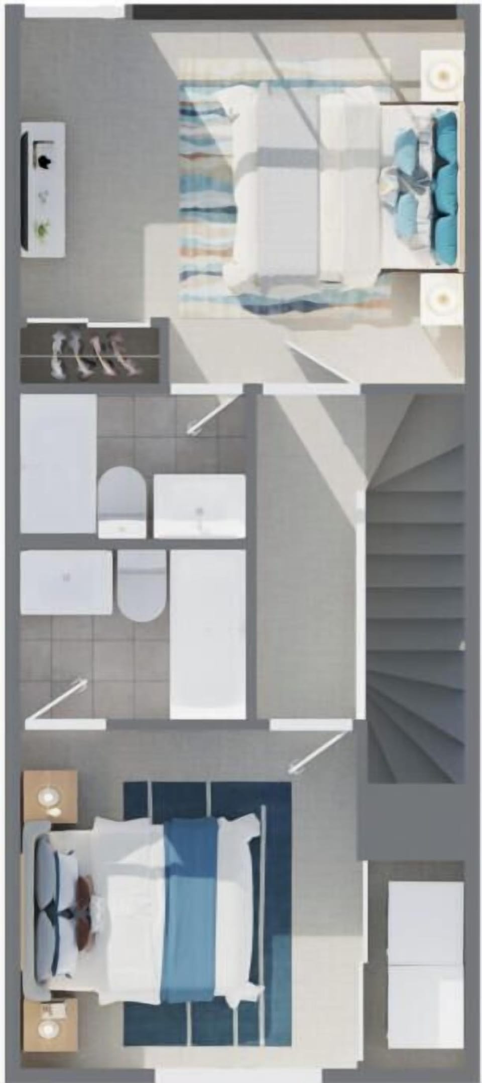 Floor plan of the second floor