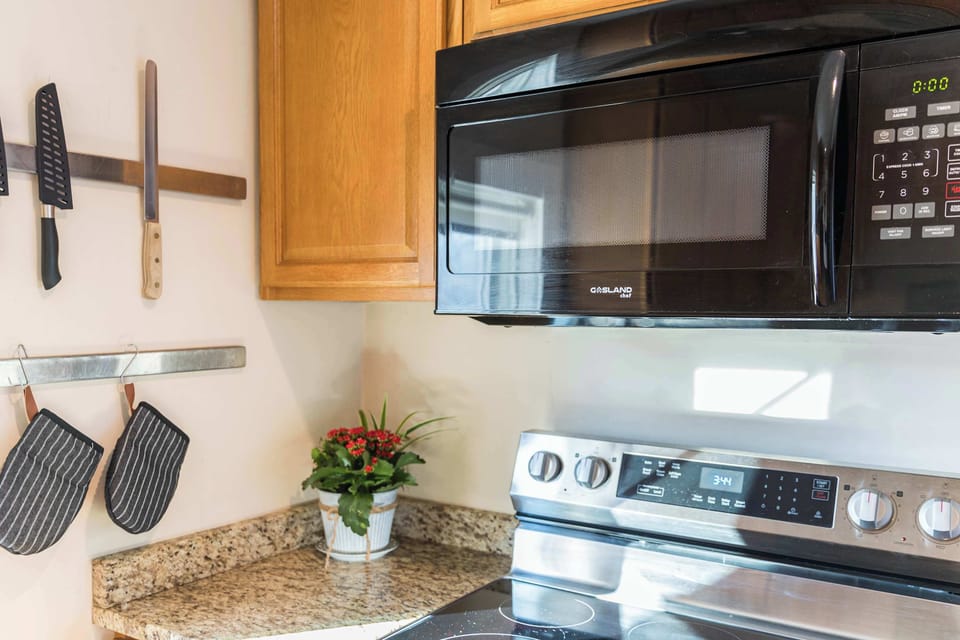 Fully equipped kitchen with all major appliances and everything needed to make a great meal!